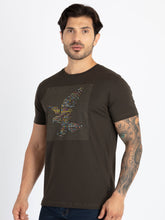 Mens Printed Round Neck T-Shirt